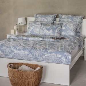 Mako satin bedding set FOREVER BLUE